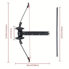 18 Shot Steel Ball Compound Bow Folding Recurve Dual Purpose Arrow Shooting
