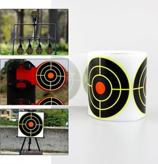 3 Inch Splatter Shooting Targets Stickers, 200 Pcs Self 3″, BLACK