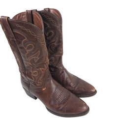 Dan Post Brown Western Cowboy Boots Style 2111 Men’s 12D