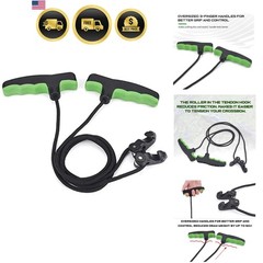 Crossbow Cocking Device Double Handle Rope Cocker Aid for Hunting and Shooting