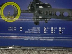 NEW Spot Hogg Fast Eddie XL Double Pin Bow Sight- LEFT Handed, .010 – 2 Pin
