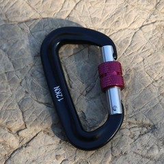 4Pack 12KN Screw Lock Carabiner Rock Climbing Heavy Duty Spring Hook for Camping