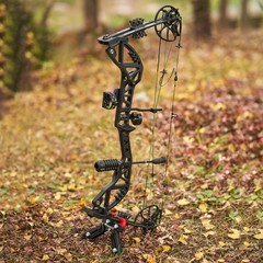 Adjustable 30-70lbs Compound Bow 12xArrows Set for Adult Target Hunting Shooting