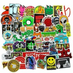 100 Pack Sticker Bomb Decals Pack Vinyl Roll Car Skate Skateboard Laptop Luggage