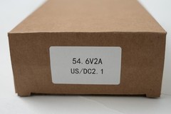 For 48V Electric Bicycle Lithium Battery DC5.5×2.1mm Plug 54.6V 2A Smart Charger
