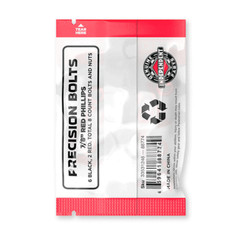 Independent Skateboard Hardware 7/8″ Phillips Black/Red – 8 Nuts/Mounting Bolts