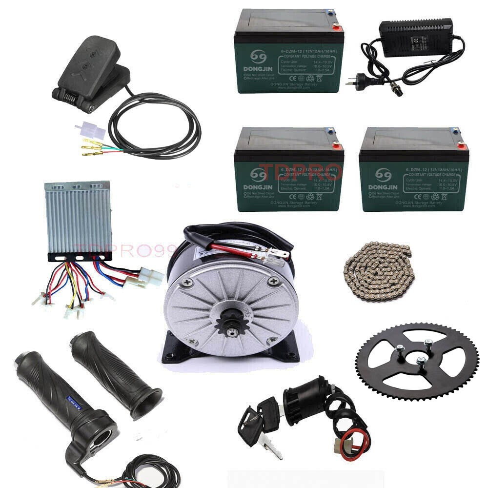 36V 800W Electric Brush Motor Controller Battery 800W Kit Razor MX500 GoKart ATV