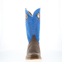 Justin Boots Ranker Sueded Boar JP2507 Mens Brown Wide Cowboy Western Boots