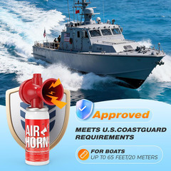 1.4Oz Air Horn, 122Db Loud Safety Air Horns for Boating Emergency & Sporting Eve