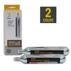 Sig Sauer 90 Gram CO2 Cartridges Prefilled Air Gun CO2 Cylinders – 2 Count