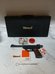 Vintage 1960s Hammerli Sparkler Mod RD 4.5/.177 CO2 Single Shot Air Pistol + Box