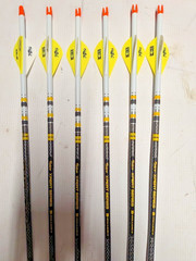 @NEW@ 6- Victory Archery RIP TKO Elite 300 Dipped/Crested Carbon Arrows
