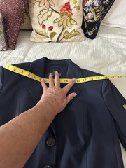 Equiline Women’s Italia Dressage Coat In Navy W Crystal Embellished Buttons 44