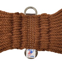 🌟Mohair Blend 27 Strand Double Weave Horse Cinch, Brown Blue Red 30 32 34 36