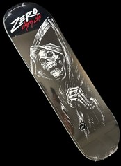 RARE Chris Cole SOTY Grim Reaper Zero Skateboard Deck 8.25” Thrasher NEW