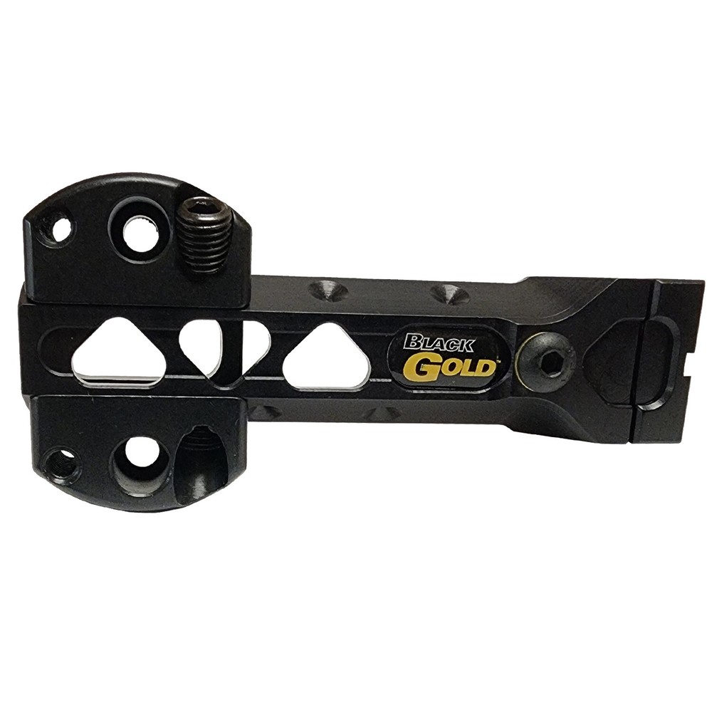 Black Gold Mathews V3X 4″ Dovetail Bar and Base w/Ascent Mount Sight Adapter 470