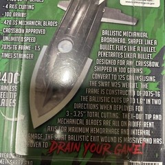 Swat Broadheads 4Blade Series Ballistic Broadhead 100 Grain Convert To 125 Grain