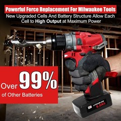 12V 6000mAh Replacement Battery for Milwaukee M12 Battery Compatible with Mil…