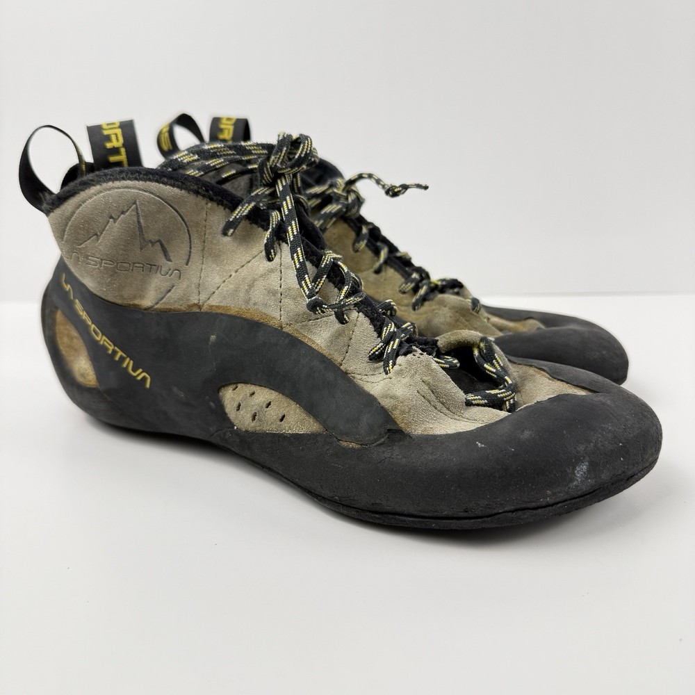 La Sportiva TC Pro Rock Climbing Shoes Mens US 10 Climb Boulder Big Wall