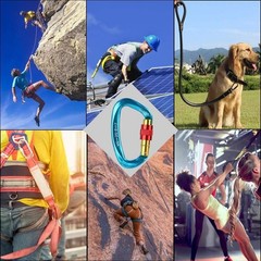 High-Quality D-Shape Carabiner for Mountaineering