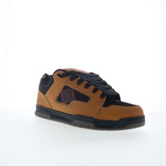 DC Coiler DC03011210-WHEBLK Mens Brown Skate Inspired Sneakers Shoes