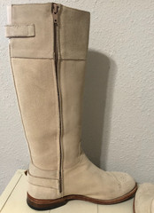 Boots & Woods Women’s 8 /39 Beige Suede Riding Boots GoodyearWelt Spain Leather.