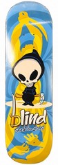 Blind Skateboards Classic Skateboard Deck Saber Sword OG Reaper 8.0 Blue Yellow