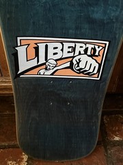 Very Rare Nos 1990 Liberty Skateboards Todd Congelliere Icee Bear Og