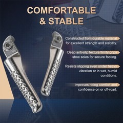 Foot Pegs Footrest Bracket for Coleman BT200X CT200U CT100u 196cc Baja Mini Bike