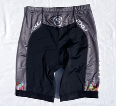 2XU Scratch Labs Tri Set Womens L XL Triathlon Tank Shorts Multicolor Gray Black