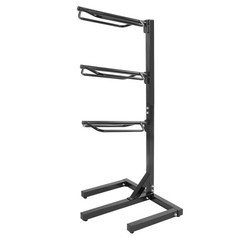 3 Tier Powder Coated Saddle Rack Stand Portable For Western Horse Pad Rack