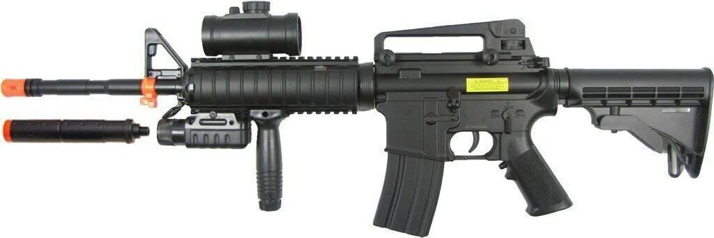 Multi Option HL Double Eagle M4/M16 Style Semi/Full Auto Airsoft Electric Rifle