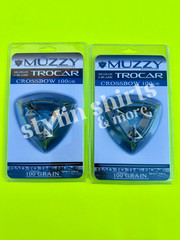 TWO MUZZY 3 Blade CROSSBOW Trocar 100 Grain Archery Hunting Fixed Broadhead
