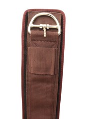 Horse Western Straight Girth Straight Cinch Neoprene Non-Slip Tack Brown 9765BR