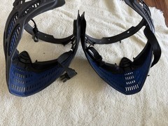 TWO (2) JT USA PAINTBALL FLEX 8 GOGGLES – BLUE (PLEASE READ DESCRIPTION)