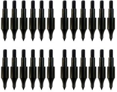 24 Pcs Steel 100 Grain Archery Arrow Field Points Field Tips Practice Target…