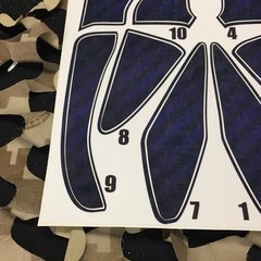NEW KM Paintball Prophecy Loader Hopper Wrap – Carbon Blue