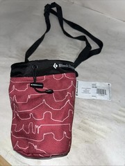 Black Diamond Small Rock Climbing Gym Chalk Bag Burgundy Red