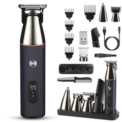 Mens 6 in 1 Grooming Kit Hair Trimmer Set FREE SHIP