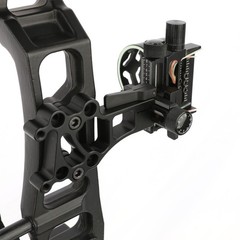 Compound Bow Sight 5 Pin 0.019″ Micro Fiber 4X 6X 8X Lens Archery Hunting RH LH