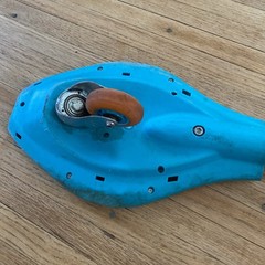 Razor RipStik Brights Collection Caster Board RARE Orange & Teal For Parts Only