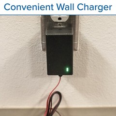 12 Volt Battery Charger for Power Wheels Ride-On Toys, Replacement Power Adaptor