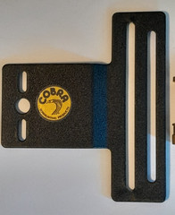 Cobra Archery Dual Slot Sight Rail with 2 Pins