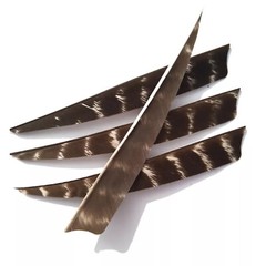 5in Archery Arrow Feather Fletches Right Left Wings Natural Turkey Fletching DIy