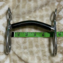Short Shank 5” Coronet Curved Mouth Sweet Iron Tear Drop Curb Horse Bit