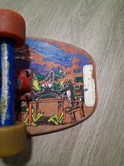 Schmitt Stix Skateboard Hans Lindgren Hazze’Crow Bar Freestyle Deck Vintage 1987