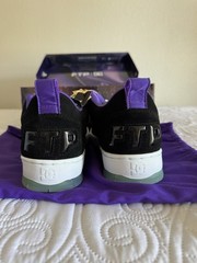DC Shoes Clocker 2 FTP Skate Shoes Black/Purple, Men’s US 11.5 Medium