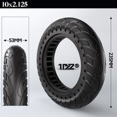 1PZ 10×2.125 Solid Tire Front or Rear Honeycomb Tires Replacement for Xiaomi …
