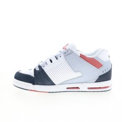 Globe Sabre GBSABR Mens White Leather Lace Up Skate Inspired Sneakers Shoes