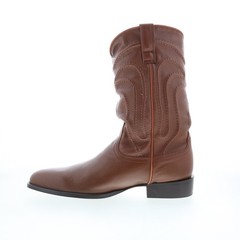 Dingo Montana DI-316 Mens Brown Leather Slip On Western Boots 11